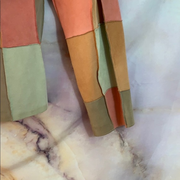 Chanel Goat Suede Patchwork Jacket EUR38 Authentic - Picture 13 of 14